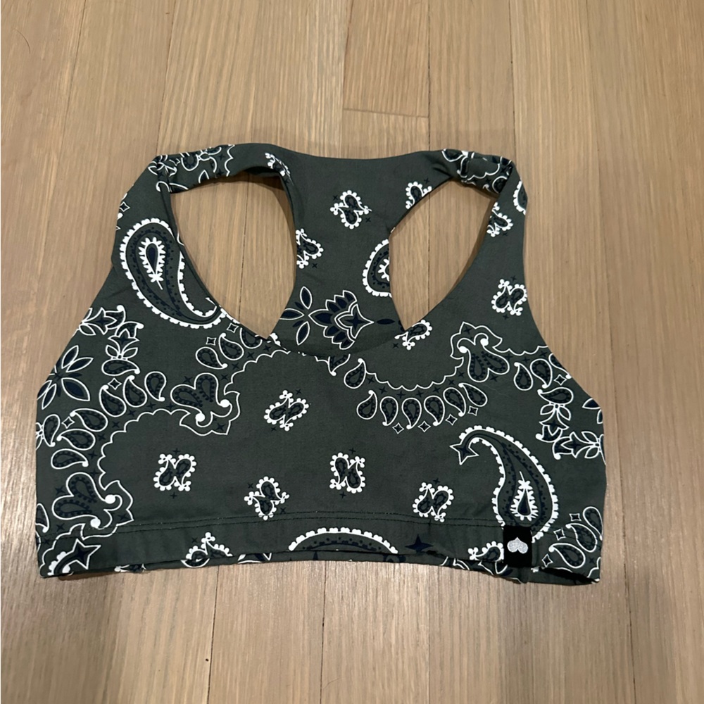 BootyByBrabants Bandana Effortless Top evergreen- One Size